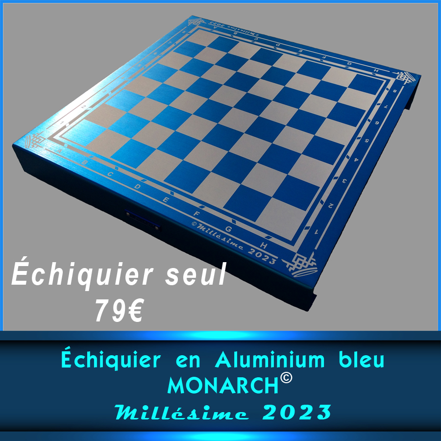 Échiquier en Aluminium BLEU