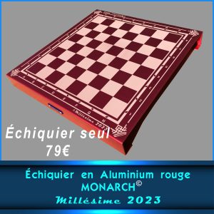 Échiquier en Aluminium ROUGE